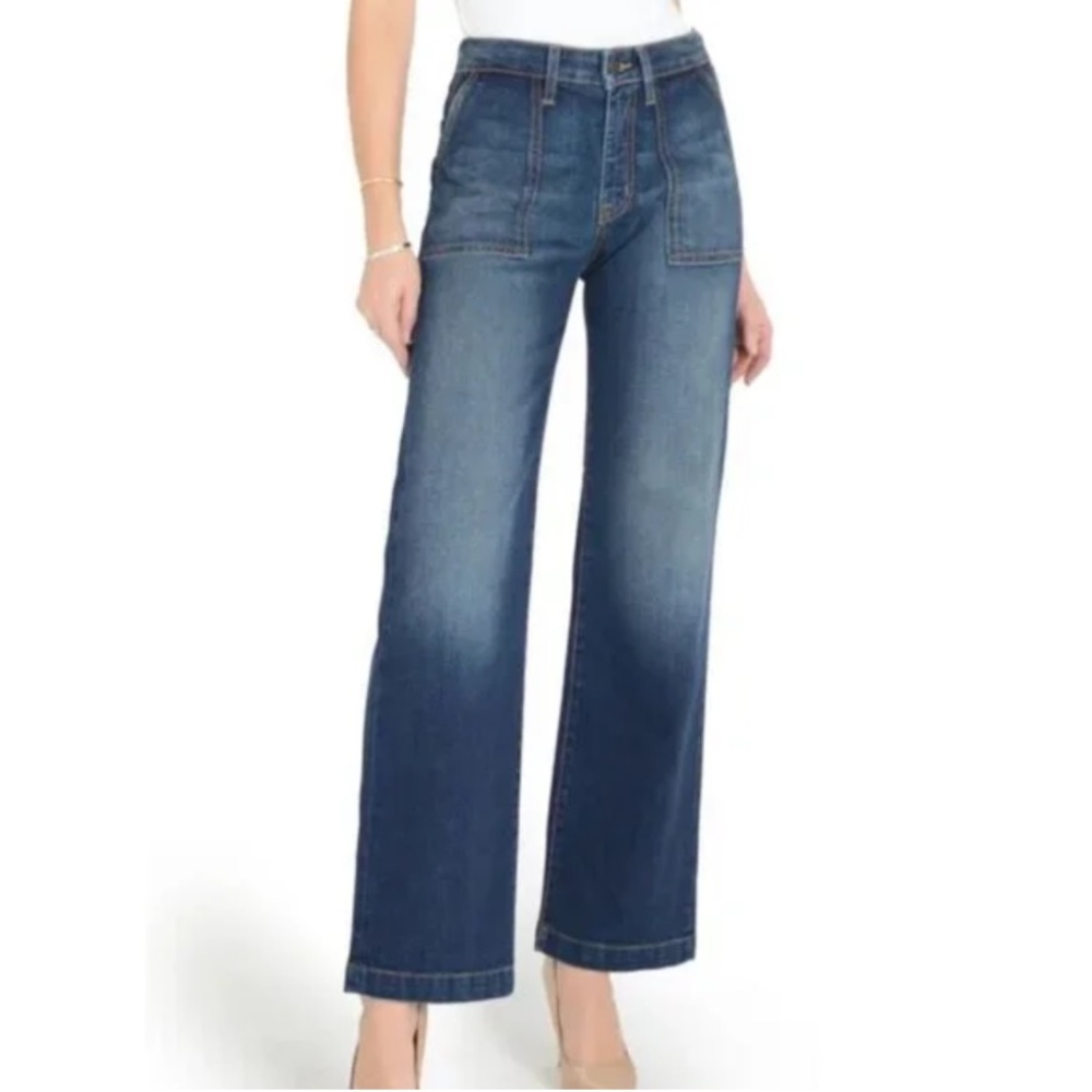 Fidelity Joni Fashion Wide Leg Denim Jeans | 25